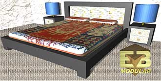 Modular bed example