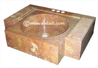 Solid marble hand basin 
