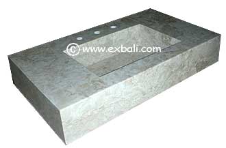 Solid marble  basin