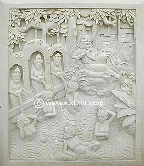Carved stone