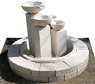 Pond with cascading feature