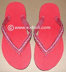 Jandals with beads