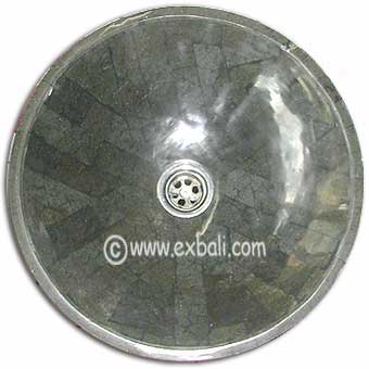 grey marble handbasin