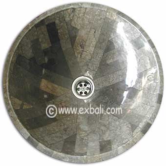 Light gray marble handbasin 