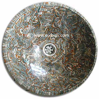 mosaic shell washbasin