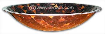 Coconut shell mosaic hand basin