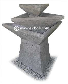 Three tier water feature