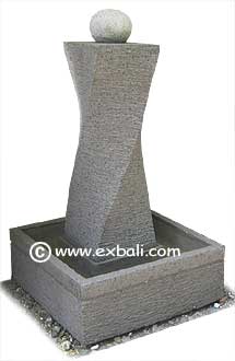 Twisted water feature