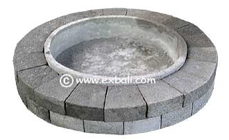 Circular trough