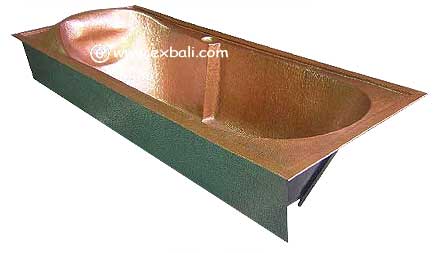 retro fit copper bathtub