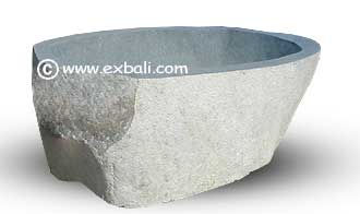 natural stone bathtub