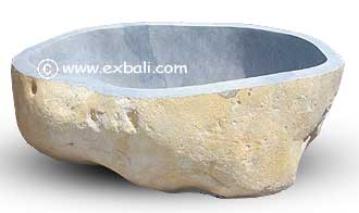Solid stone bathtubs