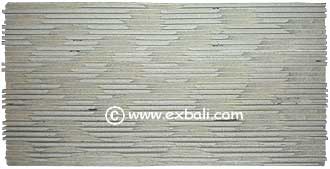 Cut face stone cladding
