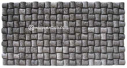 Textured stone building products