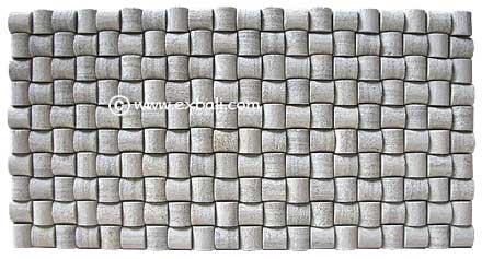 Textured stone cladding